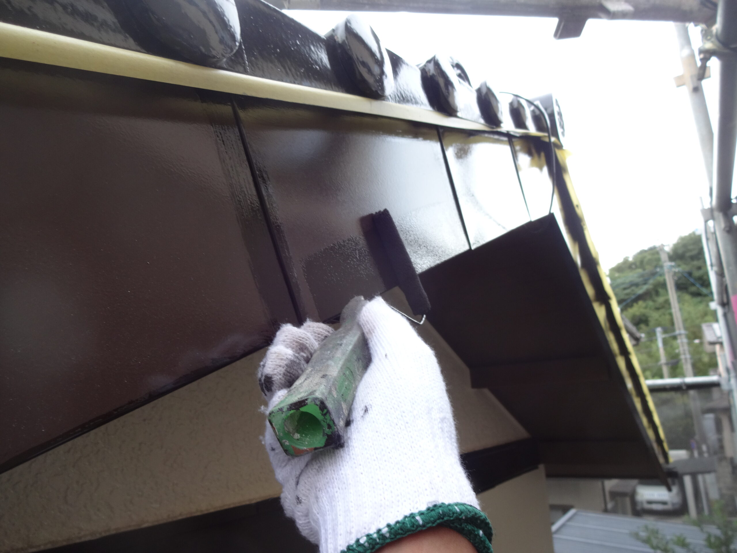 福岡県 八幡西区 F様邸 破風板 塗装工事 行いました！