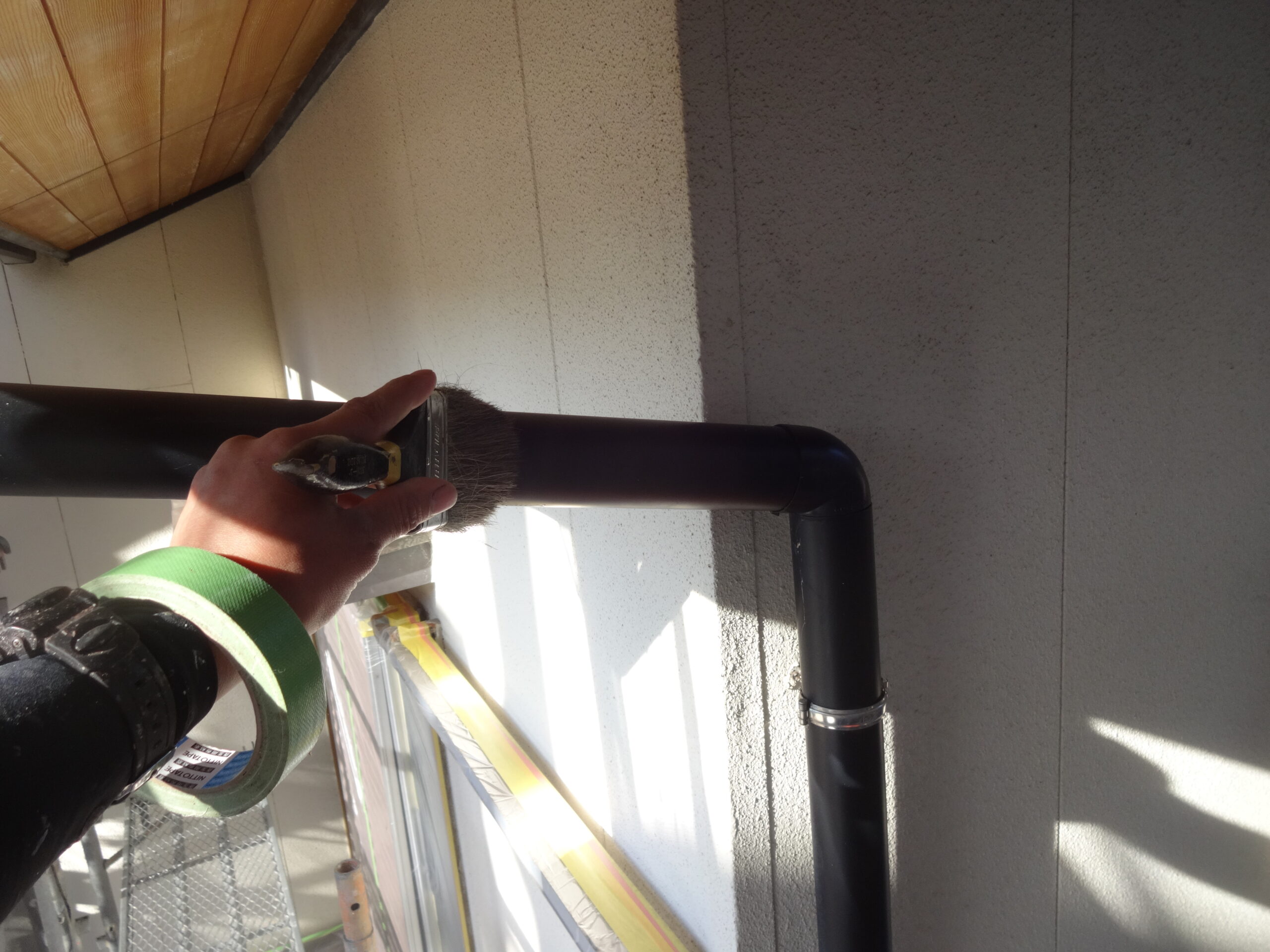 福岡県 八幡西区 F様邸 竪樋 塗装工事 行いました！