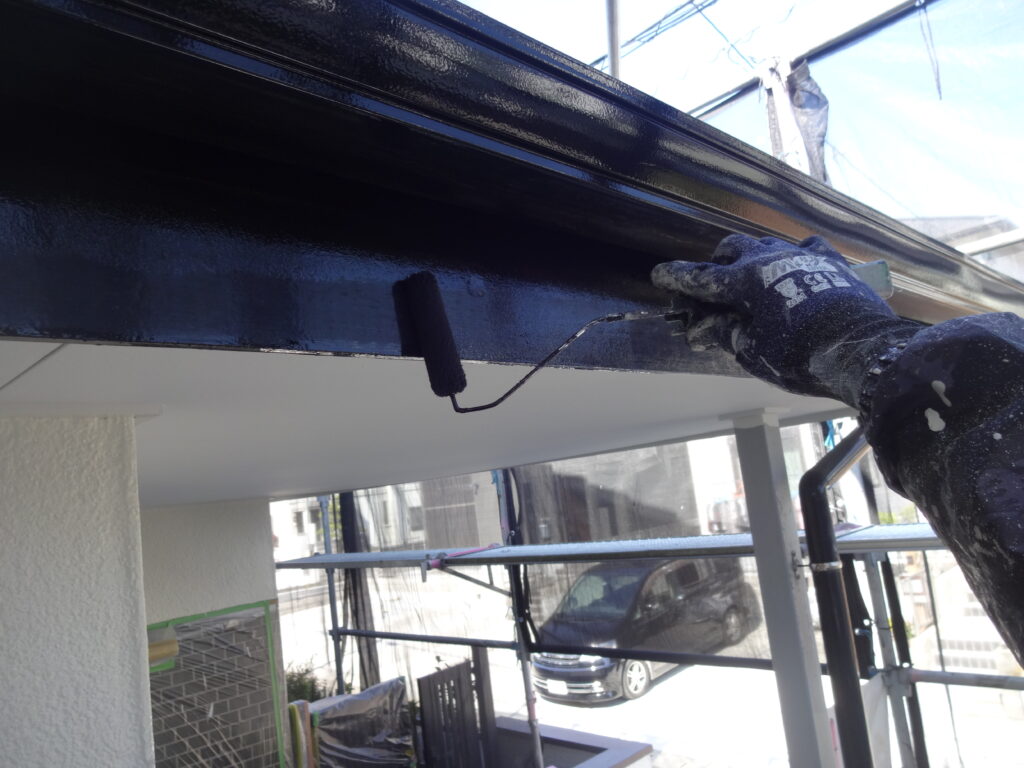 福岡県 中間市 T様邸の 破風板塗装工事 ‐ 塗装本舗 絆ホームサービス
