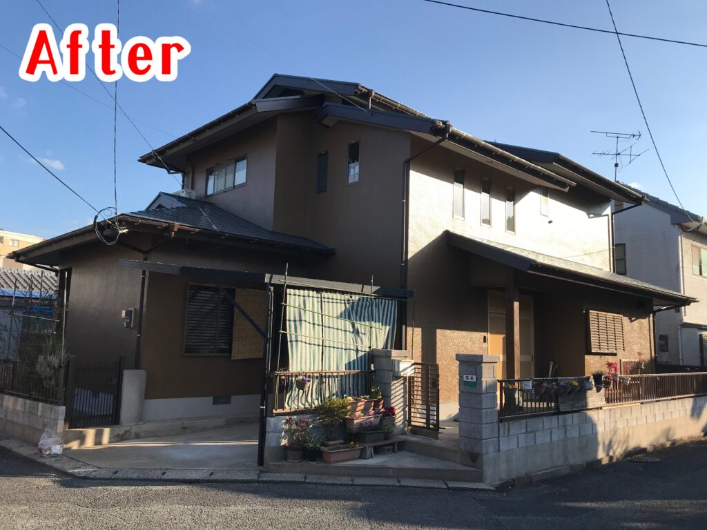 福岡県 北九州市 八幡西区 T様邸の before ＆ after  ‐ 塗装本舗 絆ホームサービス