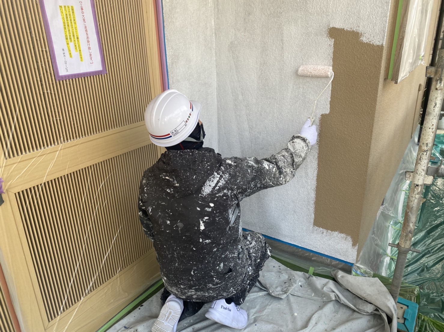 福岡県 北九州市 八幡西区 T様邸の 外壁塗装工事 ‐ 塗装本舗 絆ホームサービス