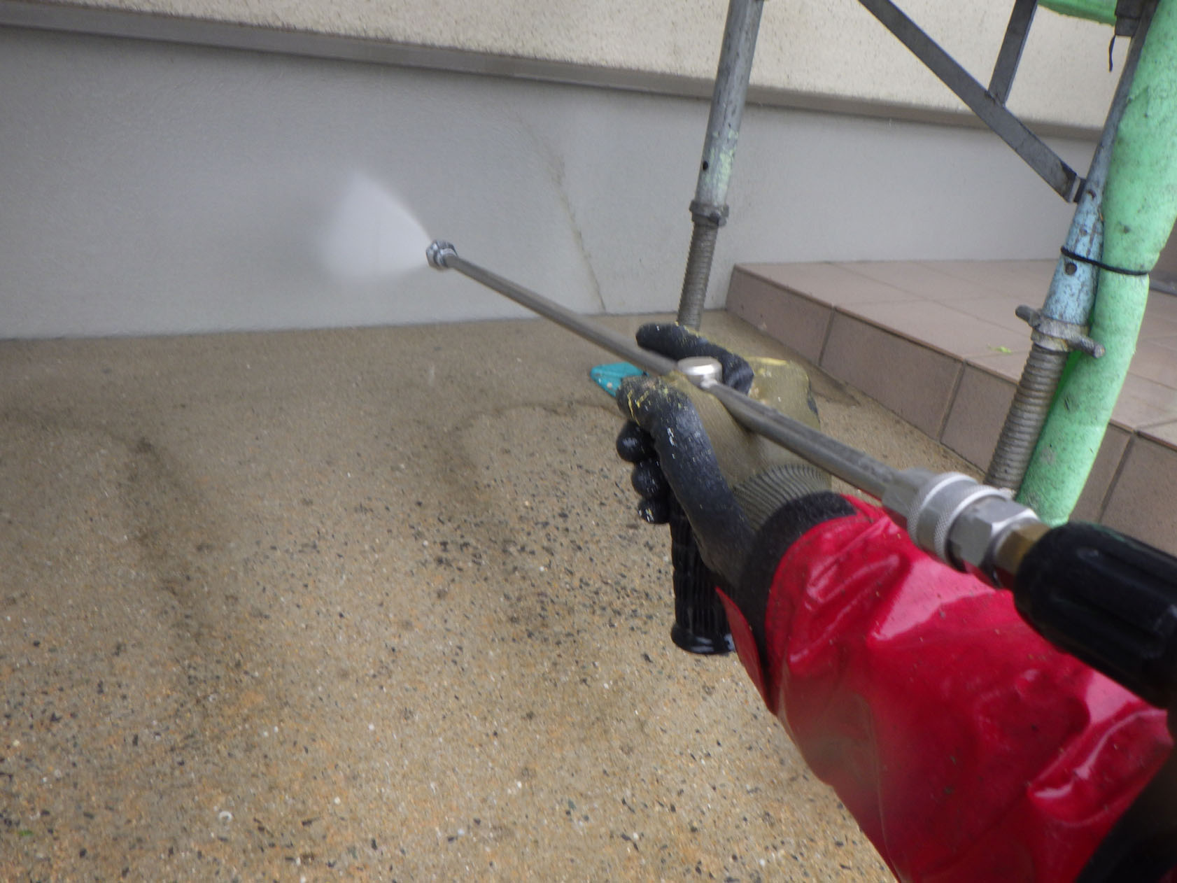 福岡県 直方市 S様邸の 高圧洗浄工事