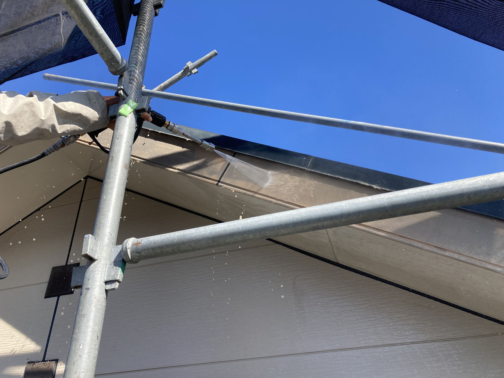 福岡県 飯塚市 M様邸の 高圧洗浄工事