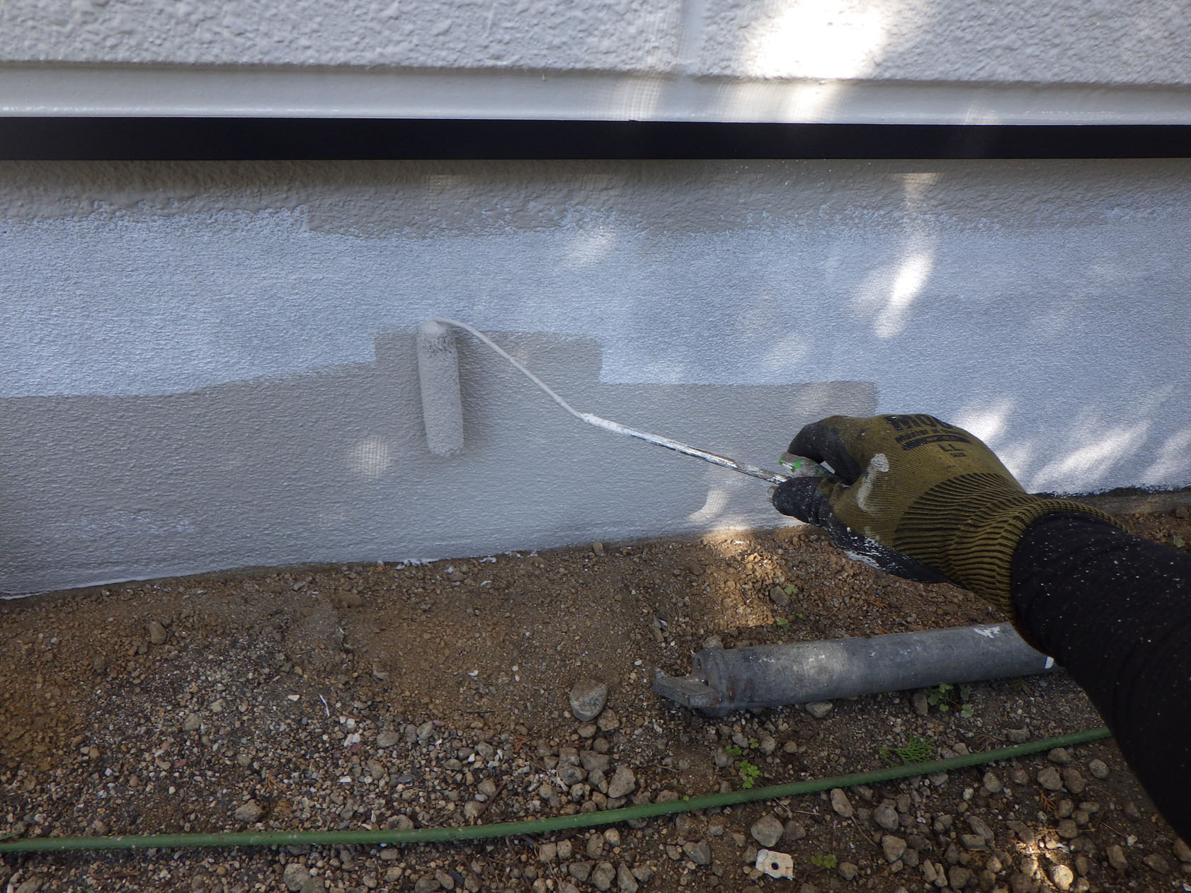 福岡県 福津市 A様邸の 基礎塗装工事