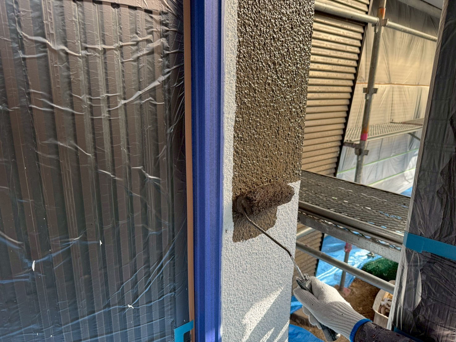 福岡県 飯塚市 S様邸の 外壁塗装工事