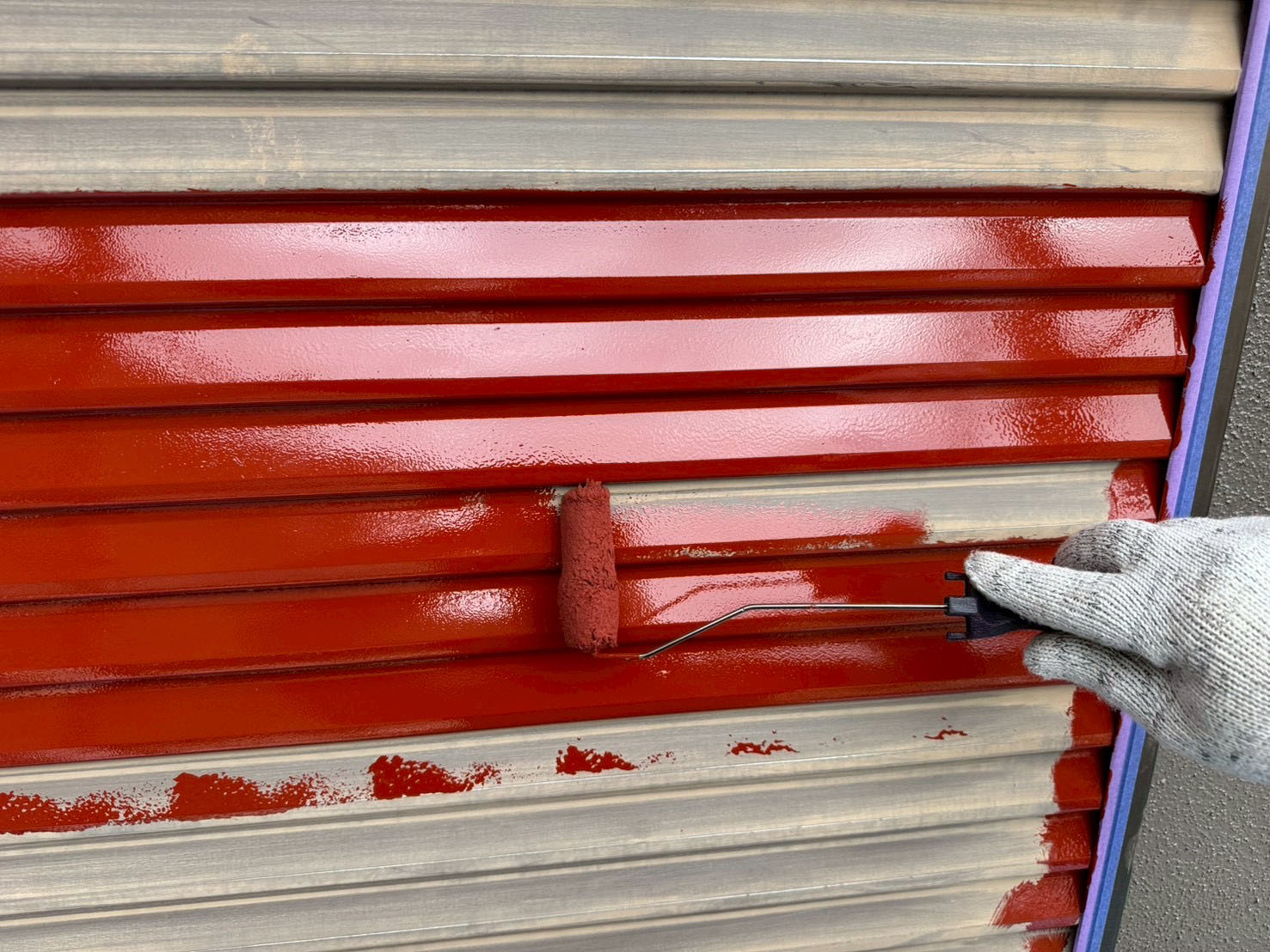 福岡県 飯塚市 S様邸の 雨戸塗装工事