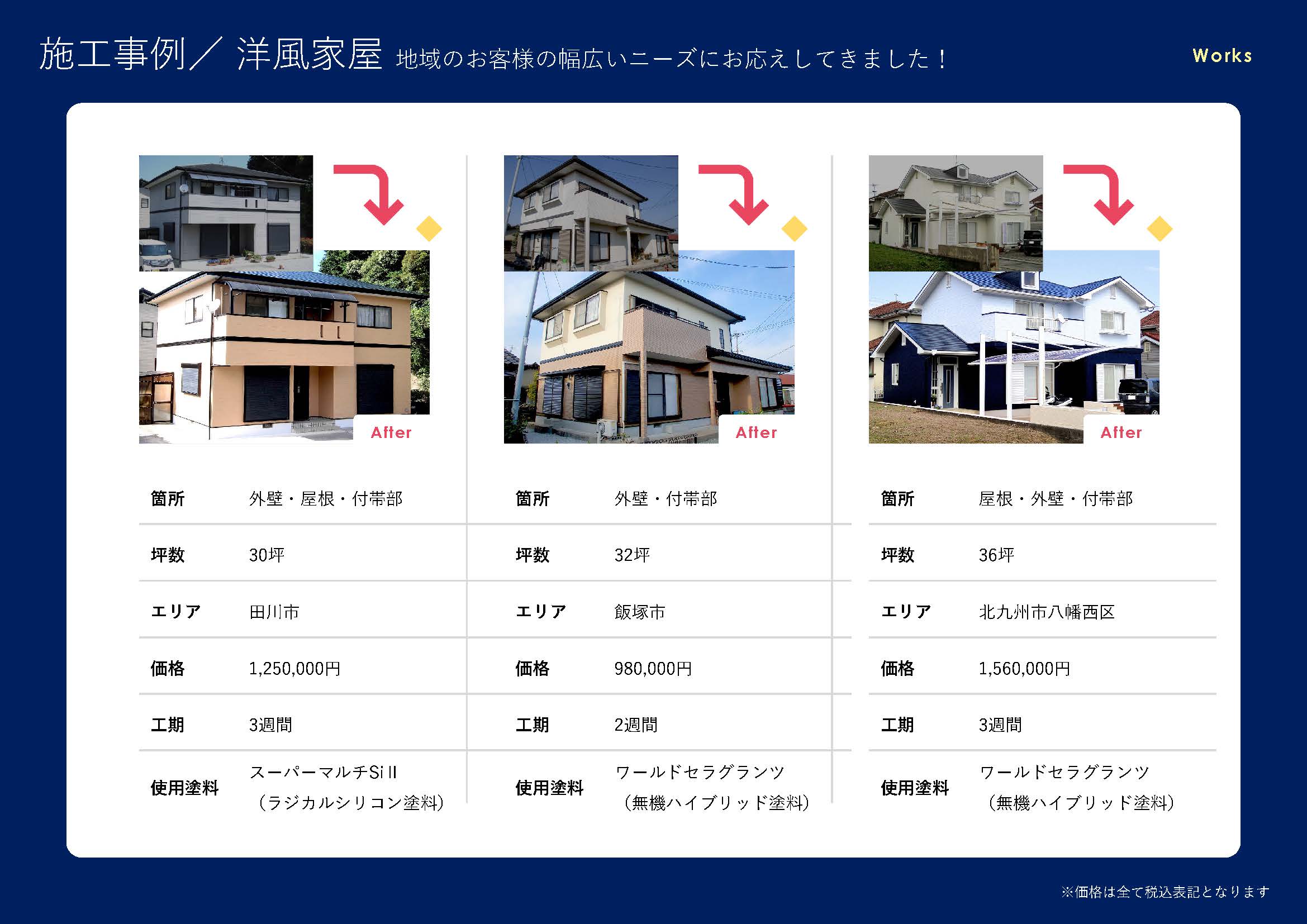 施工事例のご紹介｜洋風住宅の塗装工事【塗装本舗 絆ホームサービス】