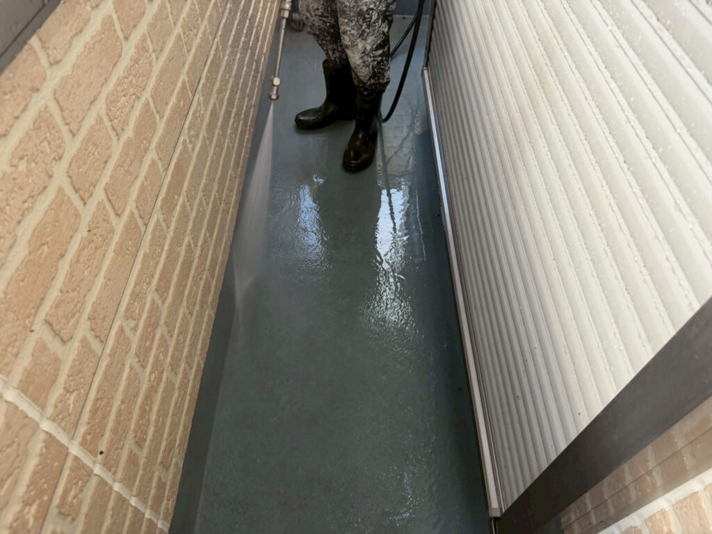 福岡県 田川市 M様邸の 高圧洗浄工事