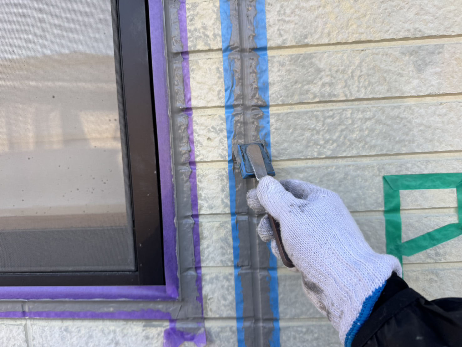 福岡県 直方市 K様邸の シーリング工事