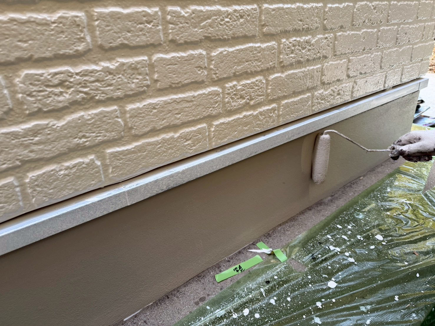 福岡県 田川市 M様邸の 基礎塗装工事