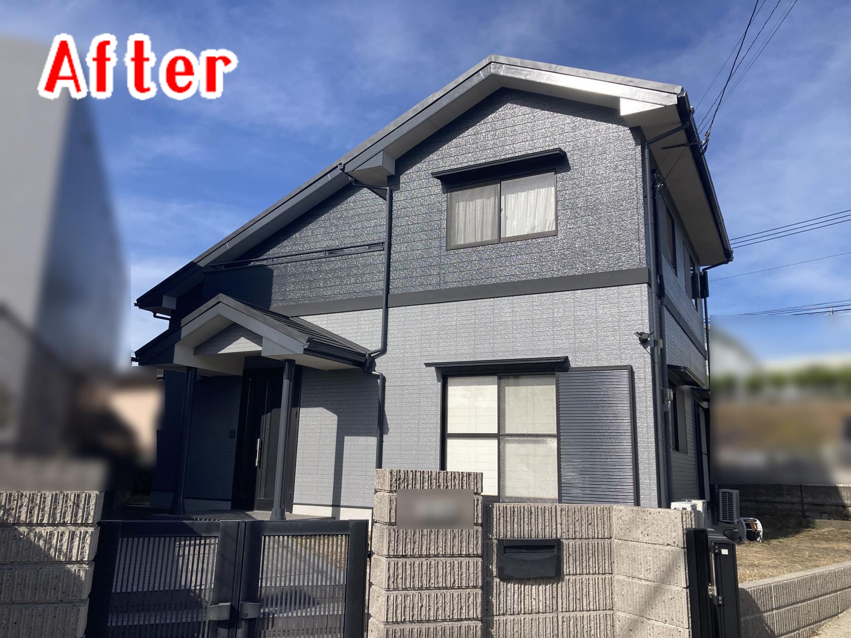 外壁塗装でここまで変わる!Before&Afterのご紹介 |福岡県 直方市 の 塗装本舗 絆ホームサービス